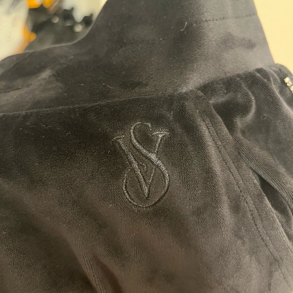 Victoria's Secret Black Velvet Set